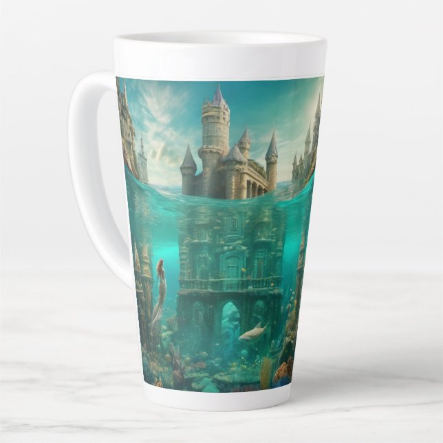 Caneca De Café Latte Atlantis Latte Mug (Ângulo esquerdo)
