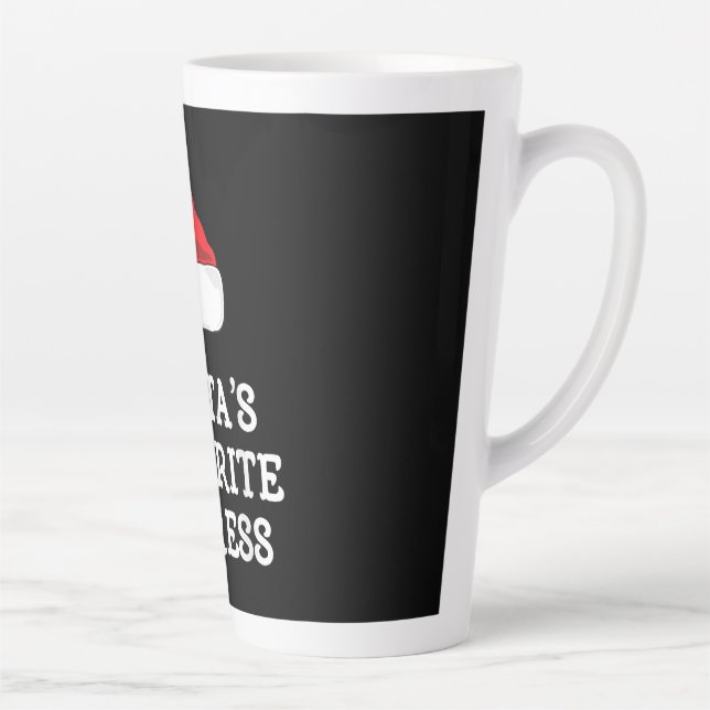 Caneca De Café Latte Atriz favorita Atriz de Natal (Direita)