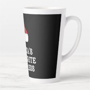 Caneca De Café Latte Atriz favorita Atriz de Natal em exercício