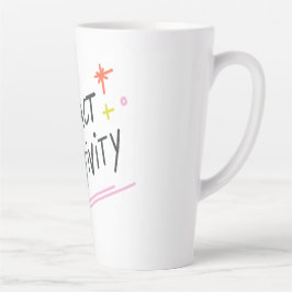 Caneca De Café Latte Attract Positivity Motivational Quote Coffee Mug