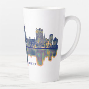 Caneca De Café Latte Augusta Skyline