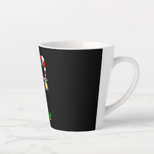 Caneca De Café Latte Auntie Elf Family Mating Christmas Group