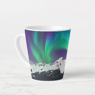 Caneca De Café Latte Aurora Borealis - Caneca Latte