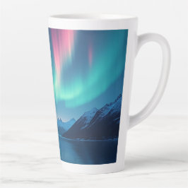 Caneca De Café Latte Aurora Islandesa