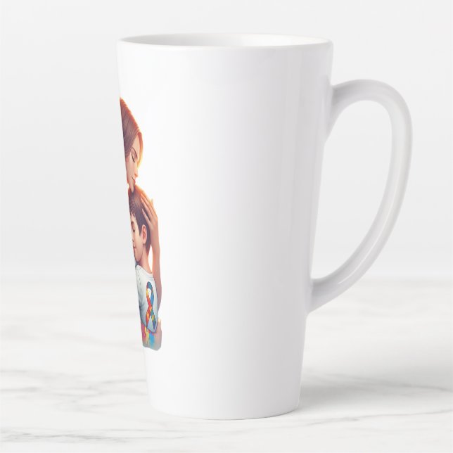 Caneca De Café Latte Autism (Direita)