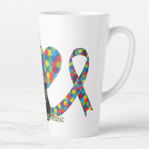 Caneca De Café Latte Autism