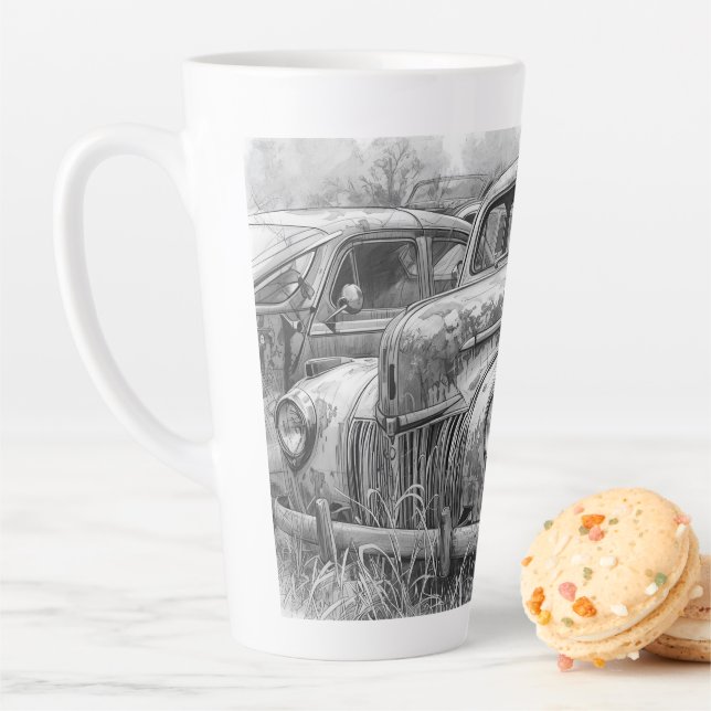 CANECA DE CAFÉ LATTE AUTOMOBILE ART (In Situ)