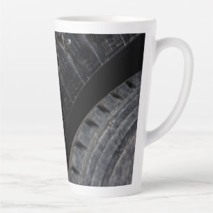 Caneca De Café Latte Automotive Cars - Viagens em Black Road