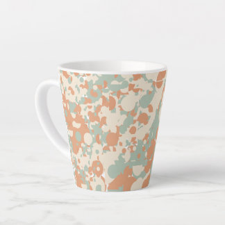 Caneca De Café Latte Autumn Abstract