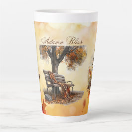 Caneca De Café Latte Autumn Bliss