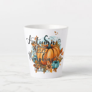 Caneca De Café Latte Autumn Breeze, Pumpkins Por Favor