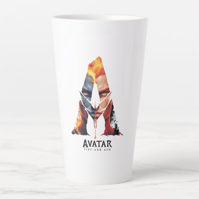 Caneca De Café Latte Avatar: Fire and Ash (Frente)