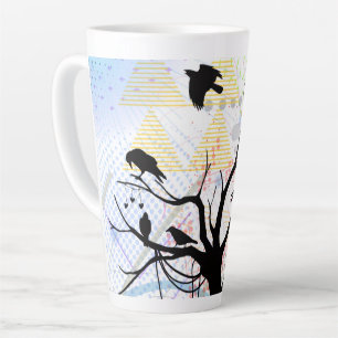 Caneca De Café Latte Ave de uma Pena Seja Única Juntas