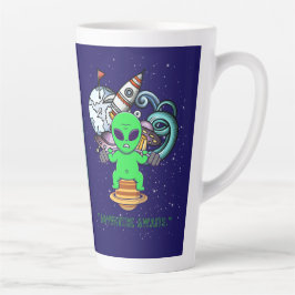 Caneca De Café Latte aventura aguarda