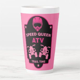 Caneca De Café Latte Aventuras no Quad Atv