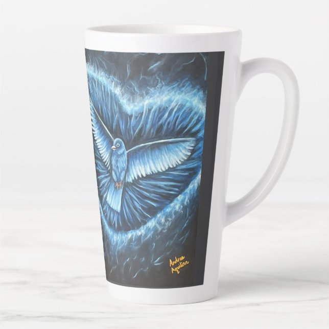 Caneca De Café Latte Aves Voando Juntas- (Direita)