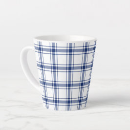 Caneca De Café Latte Azul e Branco, Passa Náutica