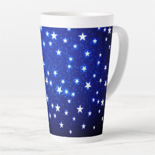 Caneca De Café Latte Azul Stargazer