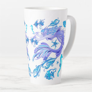 Caneca De Café Latte Azulejo cerâmico de cerveja mística