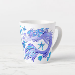Caneca De Café Latte Azulejo cerâmico de cerveja mística