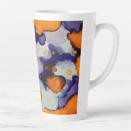 Caneca De Café Latte Azure Pumpkin