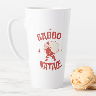 Caneca De Café Latte Babbo Natale Papais noeis Italianos Renna Felry Na