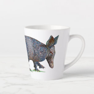 Caneca De Café Latte Baby Armadillo