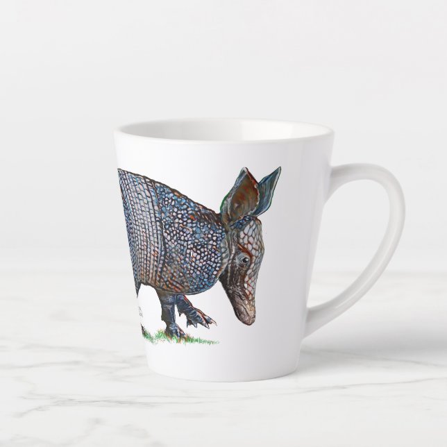 Caneca De Café Latte Baby Armadillo (Direita)