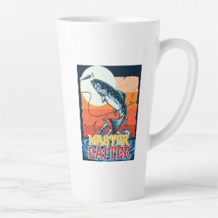 Caneca De Café Latte Bacano-Mestre-Pesca