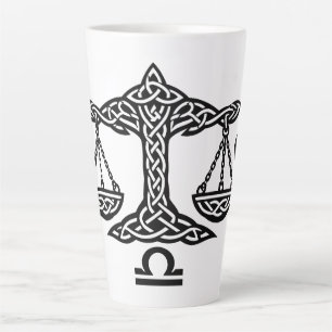Caneca De Café Latte Balança Libra Celta por BurnsInHell