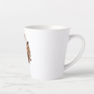 Caneca De Café Latte Balé Chihuahua Ballerina dança