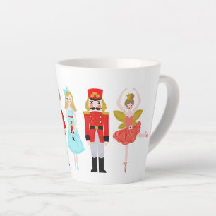 Caneca De Café Latte Balé Nutcracker Caracteriza Mug Café Natal