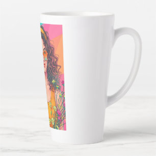 Caneca De Café Latte Bancoeta retro