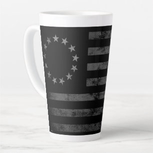 Caneca De Café Latte Bandeira Americana
