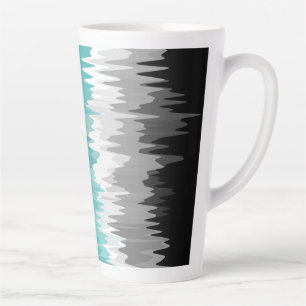 Caneca De Café Latte Bandeira da Libramasculinidade Abstrata Boho Funky