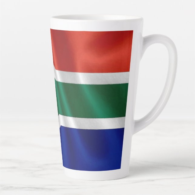 Caneca De Café Latte Bandeira da SA  (Direita)