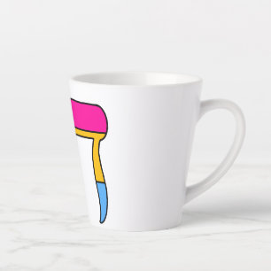 Caneca De Café Latte Bandeira Pan Orgulho Chai
