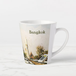 Caneca De Café Latte Banguecoque, Tailândia