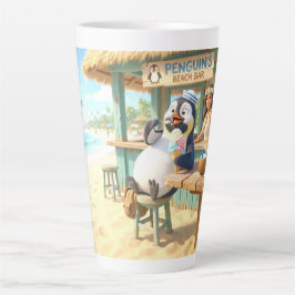 Caneca De Café Latte Bar da Praia do Pinguim