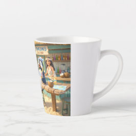 Caneca De Café Latte Bar da Praia do Pinguim