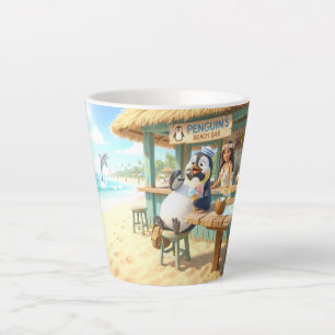 Caneca De Café Latte Bar da Praia do Pinguim