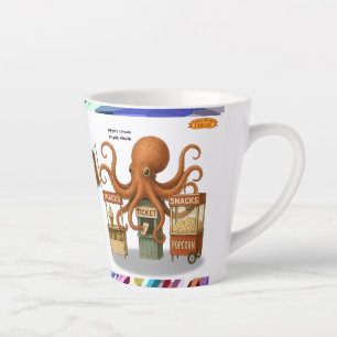 Caneca De Café Latte Barraca de lanches do circo de Otto