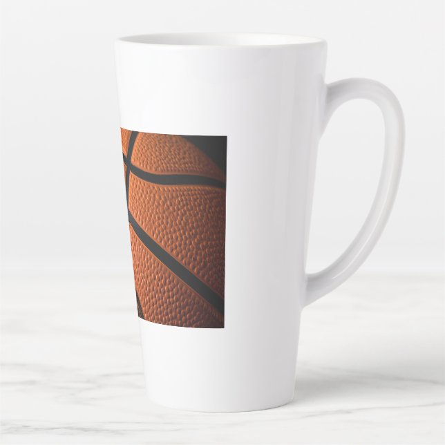 Caneca De Café Latte basquete (Direita)