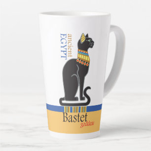 Caneca De Café Latte Bastet ou Bast. Deusa Egípcia Aciente