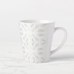 Caneca De Café Latte BATTENBURG LACE Pequena Caneta Lateral