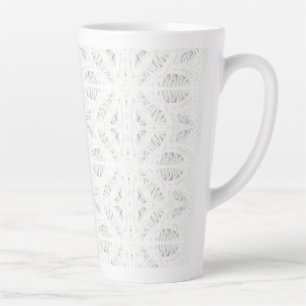 Caneca De Café Latte BATTENBURG LACE Tall Latch