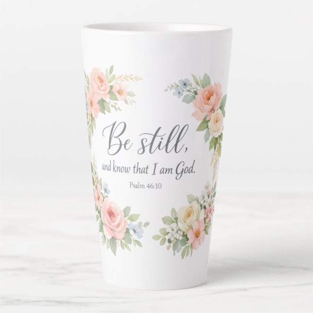 Caneca De Café Latte Be still  (Frente)