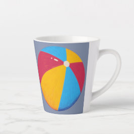 Caneca De Café Latte Beach Ball Latte Mug