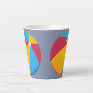 Caneca De Café Latte Beach Ball Latte Mug
