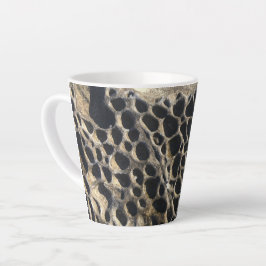 Caneca De Café Latte Beachy Bubbles Rocks